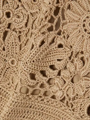 Ralph Lauren Collection Cropped Crocheted Cotton Top | Thumbnail 5 Ralph Lauren Collection Cropped Crocheted Cotton Top | Thumbnail 5