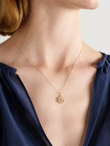Ileana Makri Daisy Bloom 18-karat Gold Diamond Necklace | Thumbnail 2 Ileana Makri Daisy Bloom 18-karat Gold Diamond Necklace | Thumbnail 2