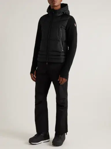 Moncler Grenoble Fleece-Trimmed Quilted Shell Hooded Down Ski Jacket - Men | Thumbnail 2 Moncler Grenoble Fleece-Trimmed Quilted Shell Hooded Down Ski Jacket - Men | Thumbnail 2
