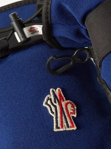 Moncler Grenoble Fleece-Lined Leather and Stretch-Twill Ski Gloves - Men | Thumbnail 2 Moncler Grenoble Fleece-Lined Leather and Stretch-Twill Ski Gloves - Men | Thumbnail 2