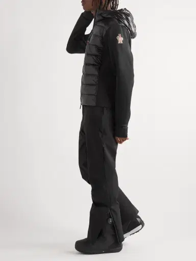 Moncler Grenoble Quilted Shell-Panelled Jersey Hooded Down Jacket - Men | Thumbnail 2 Moncler Grenoble Quilted Shell-Panelled Jersey Hooded Down Jacket - Men | Thumbnail 2