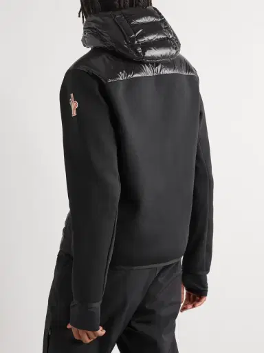 Moncler Grenoble Quilted Shell-Panelled Jersey Hooded Down Jacket - Men | Thumbnail 4 Moncler Grenoble Quilted Shell-Panelled Jersey Hooded Down Jacket - Men | Thumbnail 4