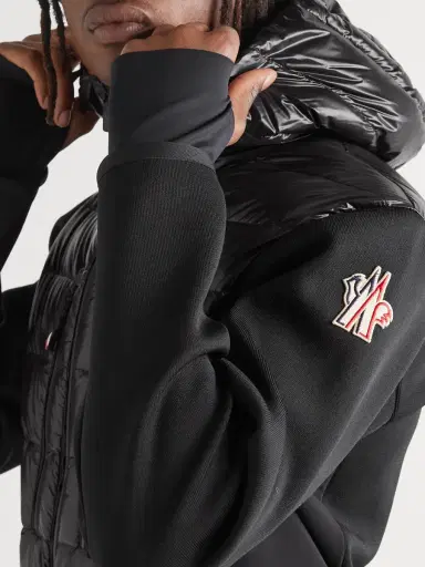 Moncler Grenoble Quilted Shell-Panelled Jersey Hooded Down Jacket - Men | Thumbnail 6 Moncler Grenoble Quilted Shell-Panelled Jersey Hooded Down Jacket - Men | Thumbnail 6