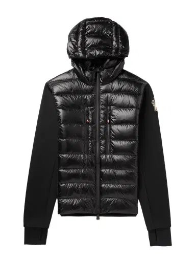 Moncler Grenoble Quilted Shell-Panelled Jersey Hooded Down Jacket - Men | Thumbnail 1 Moncler Grenoble Quilted Shell-Panelled Jersey Hooded Down Jacket - Men | Thumbnail 1