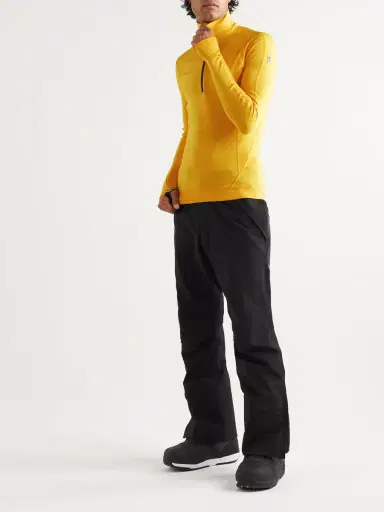 Moncler Grenoble Ribbed Stretch-Jersey Half-Zip Base Layer - Men | Thumbnail 2 Moncler Grenoble Ribbed Stretch-Jersey Half-Zip Base Layer - Men | Thumbnail 2
