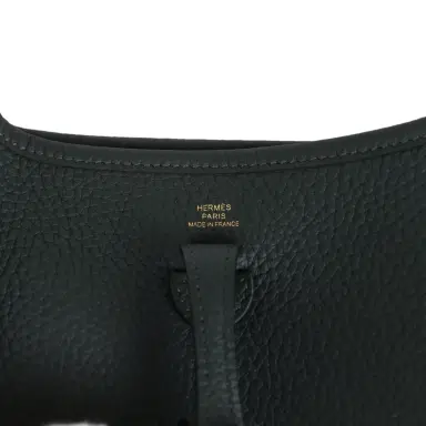 HERMÈS Hermes Evelyne TPM Vert Fonce Clemence Gold Hardware | Thumbnail 7 HERMÈS Hermes Evelyne TPM Vert Fonce Clemence Gold Hardware | Thumbnail 7