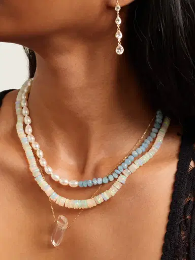 JIA JIA Gold Opal Necklace | Thumbnail 4 JIA JIA Gold Opal Necklace | Thumbnail 4