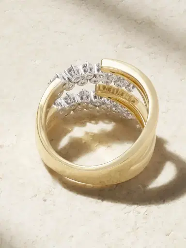 YEPREM 18-karat Yellow And White Gold Diamond Ring | Thumbnail 3 YEPREM 18-karat Yellow And White Gold Diamond Ring | Thumbnail 3