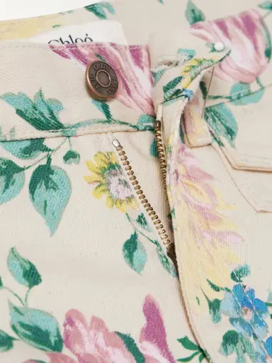 Chloé Floral-print High-rise Straight-leg Jeans | Thumbnail 5 Chloé Floral-print High-rise Straight-leg Jeans | Thumbnail 5