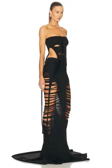 Rick Owens Tanja Long Strapless Top | Thumbnail 2 Rick Owens Tanja Long Strapless Top | Thumbnail 2