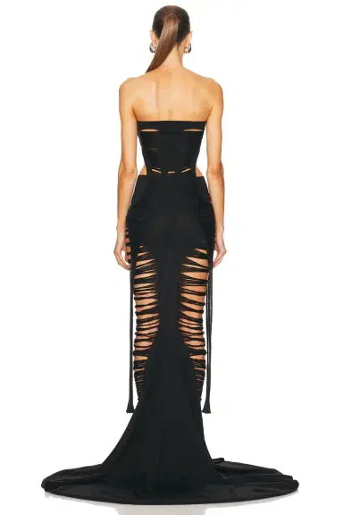 Rick Owens Tanja Long Strapless Top | Thumbnail 3 Rick Owens Tanja Long Strapless Top | Thumbnail 3