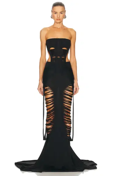 Rick Owens Tanja Long Strapless Top | Thumbnail 1 Rick Owens Tanja Long Strapless Top | Thumbnail 1