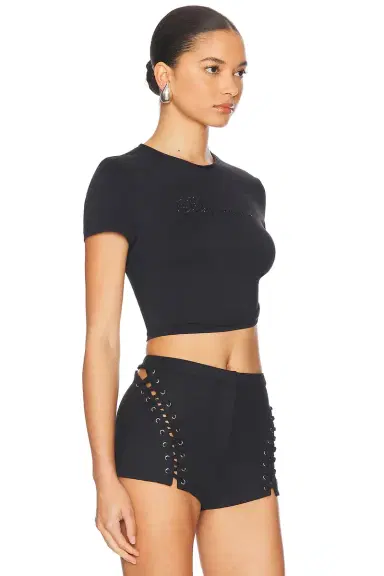 BLUMARINE Cropped T-shirt | Thumbnail 2 BLUMARINE Cropped T-shirt | Thumbnail 2