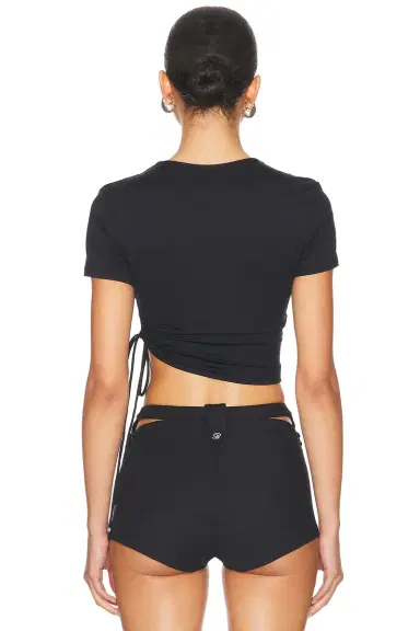 BLUMARINE Cropped T-shirt | Thumbnail 4 BLUMARINE Cropped T-shirt | Thumbnail 4