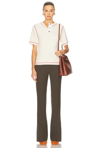 Bottega Veneta Short Sleeve Top | Thumbnail 4 Bottega Veneta Short Sleeve Top | Thumbnail 4