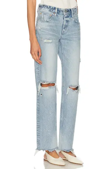 Moussy Vintage Odessa Straight-low Jeans | Thumbnail 4 Moussy Vintage Odessa Straight-low Jeans | Thumbnail 4