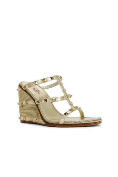 Valentino Garavani Rockstud Espadrilla Slide | Thumbnail 2 Valentino Garavani Rockstud Espadrilla Slide | Thumbnail 2