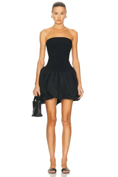 SIMKHAI Pollie Bubble Mini Dress | Thumbnail 1 SIMKHAI Pollie Bubble Mini Dress | Thumbnail 1