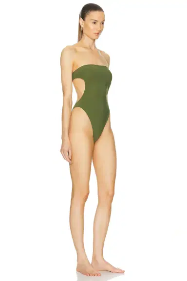 Saint Laurent Cut Out One Piece Swimsuit | Thumbnail 2 Saint Laurent Cut Out One Piece Swimsuit | Thumbnail 2