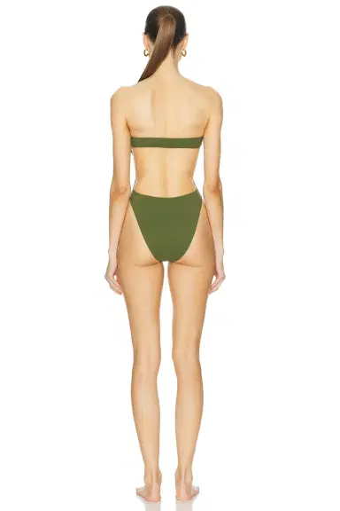 Saint Laurent Cut Out One Piece Swimsuit | Thumbnail 3 Saint Laurent Cut Out One Piece Swimsuit | Thumbnail 3