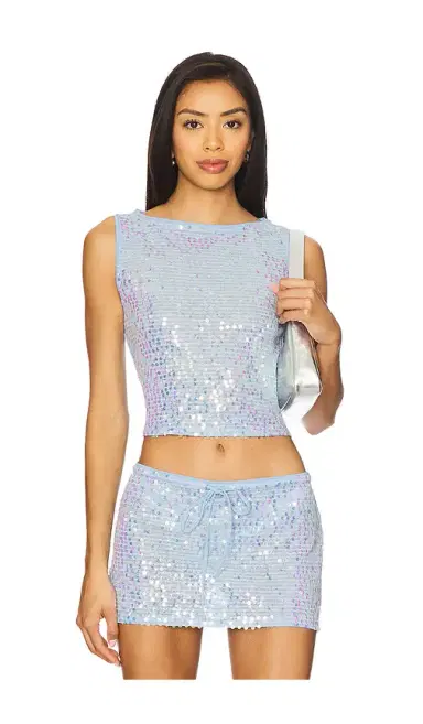 Lovers and Friends Erin Sequin Top | Thumbnail 1 Lovers and Friends Erin Sequin Top | Thumbnail 1