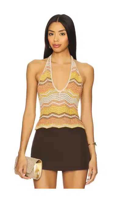 retrofete Luz Crochet Top | Thumbnail 1 retrofete Luz Crochet Top | Thumbnail 1