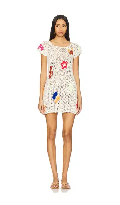 Tach Clothing Crochet Mini Dress | Thumbnail 1 Tach Clothing Crochet Mini Dress | Thumbnail 1