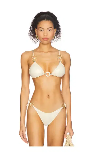 Yellow The Label Willow Ring Bikini Top | Thumbnail 1 Yellow The Label Willow Ring Bikini Top | Thumbnail 1