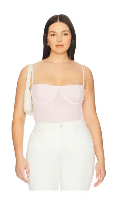 Good American Mesh Bustier Bodysuit | Thumbnail 2 Good American Mesh Bustier Bodysuit | Thumbnail 2