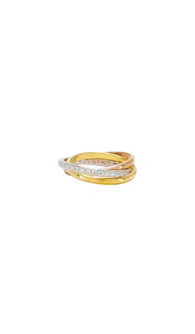 SHASHI Vera Pave Ring | Thumbnail 1 SHASHI Vera Pave Ring | Thumbnail 1