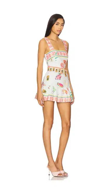 Amanda Uprichard Lena Skort Romper | Thumbnail 2 Amanda Uprichard Lena Skort Romper | Thumbnail 2