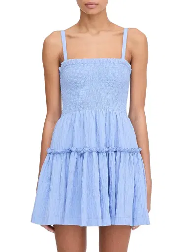 Hill House Home Women's The Seraphina Mini Nap Dress - Bluebird Tonal | Thumbnail 2 Hill House Home Women's The Seraphina Mini Nap Dress - Bluebird Tonal | Thumbnail 2