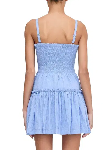 Hill House Home Women's The Seraphina Mini Nap Dress - Bluebird Tonal | Thumbnail 4 Hill House Home Women's The Seraphina Mini Nap Dress - Bluebird Tonal | Thumbnail 4