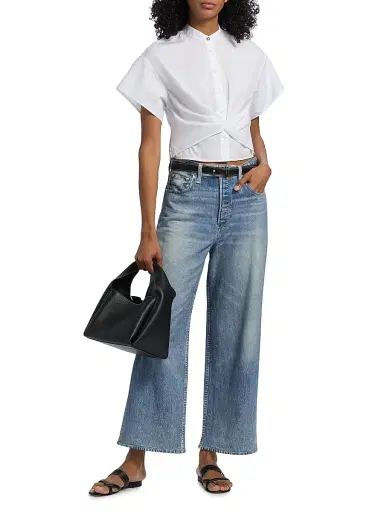 rag & bone Women's rb Miramar Andi Wide Leg Jeans | Thumbnail 2 rag & bone Women's rb Miramar Andi Wide Leg Jeans | Thumbnail 2