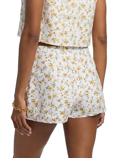 Reformation Women's Clover Floral Linen Skort - Adagio - Size 12 | Thumbnail 5 Reformation Women's Clover Floral Linen Skort - Adagio - Size 12 | Thumbnail 5
