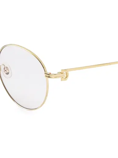 Cartier Women's 53MM Round Sunglasses - Gold | Thumbnail 3 Cartier Women's 53MM Round Sunglasses - Gold | Thumbnail 3