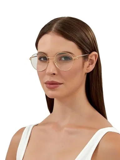 Cartier Women's 53MM Round Sunglasses - Gold | Thumbnail 4 Cartier Women's 53MM Round Sunglasses - Gold | Thumbnail 4