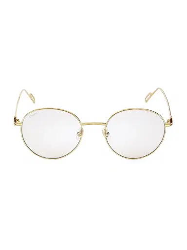 Cartier Women's 53MM Round Sunglasses - Gold | Thumbnail 1 Cartier Women's 53MM Round Sunglasses - Gold | Thumbnail 1