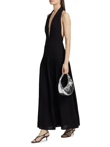 Proenza Schouler Women's Tala Halterneck Maxi Dress - Black - Size 14 | Thumbnail 2 Proenza Schouler Women's Tala Halterneck Maxi Dress - Black - Size 14 | Thumbnail 2