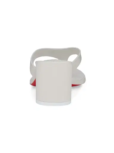 Christian Louboutin Women's Janetonga 55MM Leather Sandals - Bianco | Thumbnail 3 Christian Louboutin Women's Janetonga 55MM Leather Sandals - Bianco | Thumbnail 3