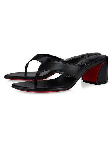 Christian Louboutin Women's Janetonga 55MM Leather Sandals - Bianco | Thumbnail 6 Christian Louboutin Women's Janetonga 55MM Leather Sandals - Bianco | Thumbnail 6