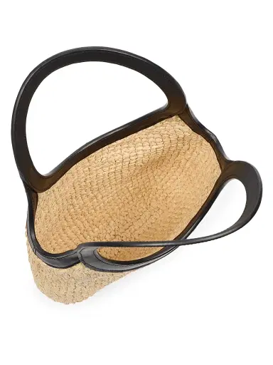 Courreges Women's Holy Rafia Handbag - Natural | Thumbnail 3 Courreges Women's Holy Rafia Handbag - Natural | Thumbnail 3