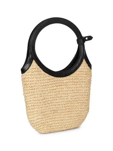 Courreges Women's Holy Rafia Handbag - Natural | Thumbnail 4 Courreges Women's Holy Rafia Handbag - Natural | Thumbnail 4