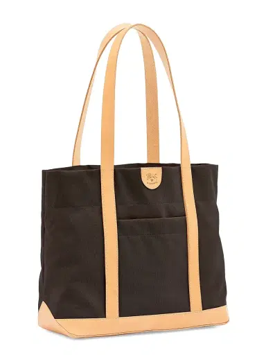 Il Bisonte Women's Caramella Classic Medium Tote - Nero Natural | Thumbnail 3 Il Bisonte Women's Caramella Classic Medium Tote - Nero Natural | Thumbnail 3