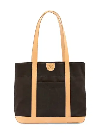 Il Bisonte Women's Caramella Classic Medium Tote - Nero Natural | Thumbnail 1 Il Bisonte Women's Caramella Classic Medium Tote - Nero Natural | Thumbnail 1