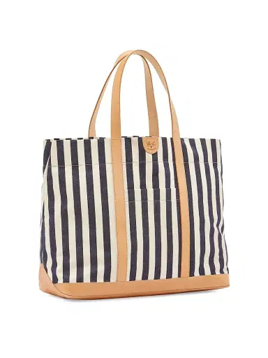 Il Bisonte Women's Caramella Classic Large Tote - Blue Natural | Thumbnail 4 Il Bisonte Women's Caramella Classic Large Tote - Blue Natural | Thumbnail 4
