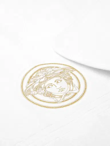 Versace Medusa Gala Bath Mat - White Gold | Thumbnail 2 Versace Medusa Gala Bath Mat - White Gold | Thumbnail 2