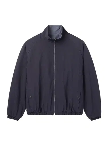 Stòffa Reversible Wool-Seersucker and Poplin Bomber Jacket - Men | Thumbnail 1 Stòffa Reversible Wool-Seersucker and Poplin Bomber Jacket - Men | Thumbnail 1