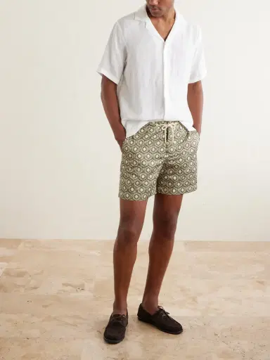 Orlebar Brown Maitan II Camp-Collar Linen Shirt - Men | Thumbnail 2 Orlebar Brown Maitan II Camp-Collar Linen Shirt - Men | Thumbnail 2