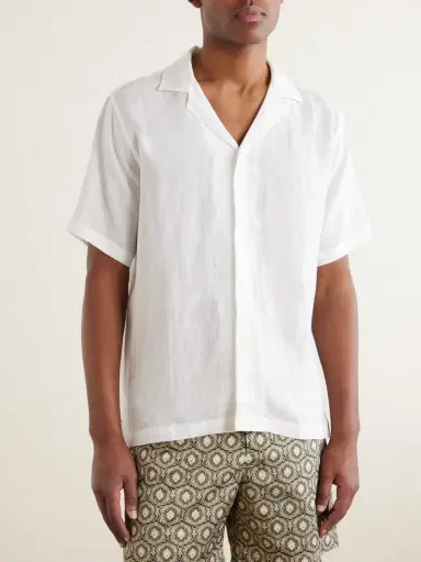 Orlebar Brown Maitan II Camp-Collar Linen Shirt - Men | Thumbnail 5 Orlebar Brown Maitan II Camp-Collar Linen Shirt - Men | Thumbnail 5